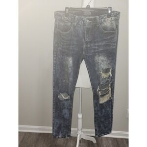 Black Brand Jeans Men's - 34 X 34 Distressed Slim Flex -‎ Preowned